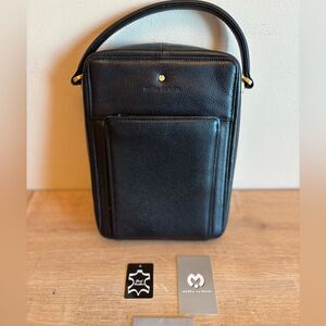 Mila Schon leather travel bag